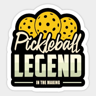 Pickleball Legend In The Making - Green Sticker